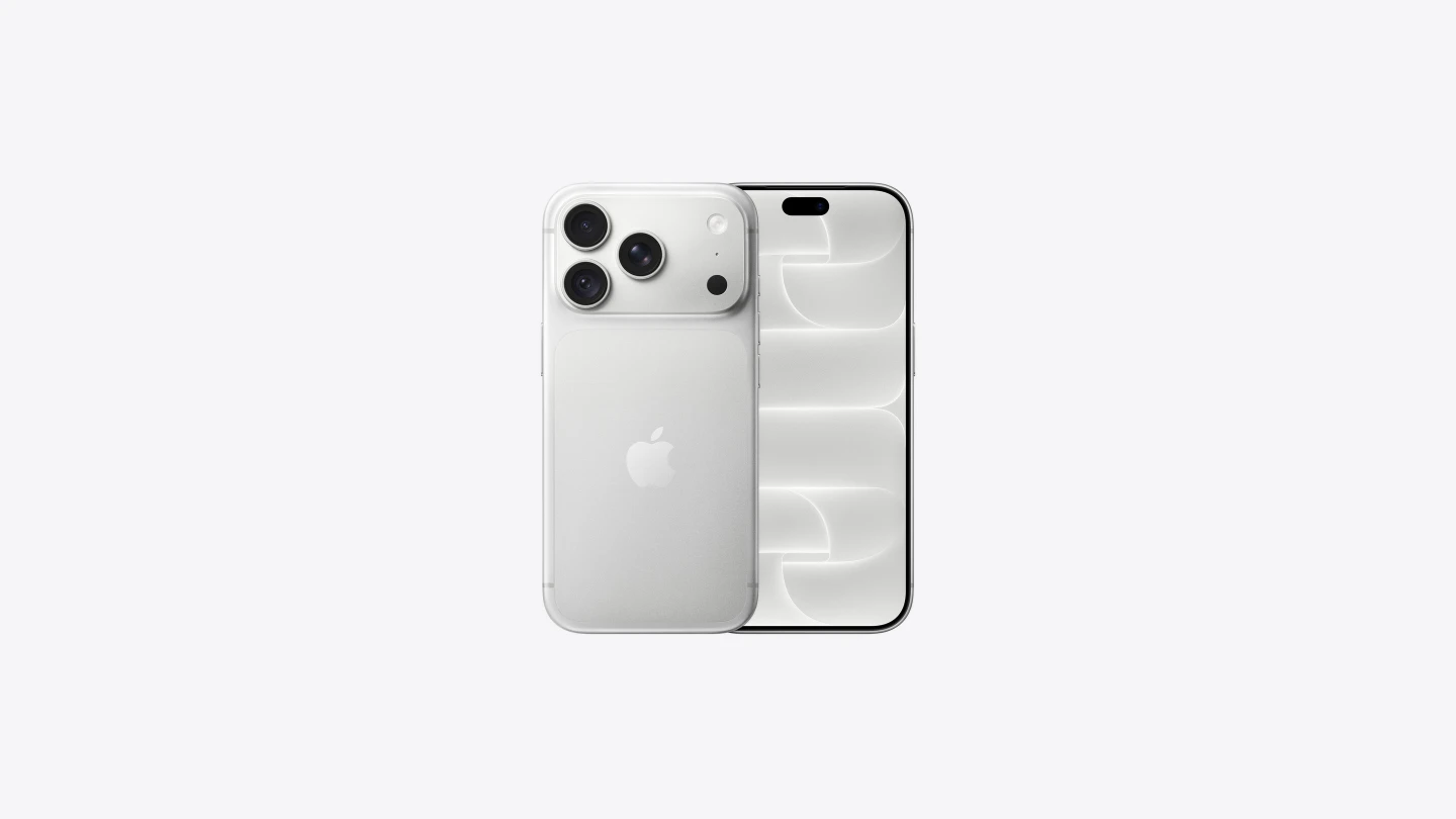 銀色 iPhone 18 Pro 正反面官方渲染